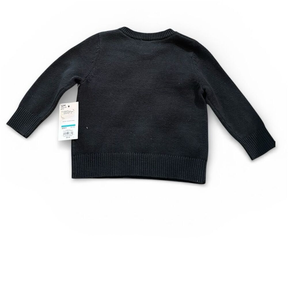 Disney Mickey Mouse Baby Sweater Black Unisex Size 12M - Picture 4 of 5
